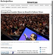 TheNewYorkTimessilasmalafaia thumb Pr. Silas Malafaia é notícia em um dos maiores e mais influentes jornais do mundo o New York Times